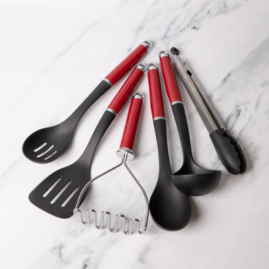 WMF Kitchen Tool Set 7-Piece Plus Cromargan Stainless Steel Silicone Partly  Matt