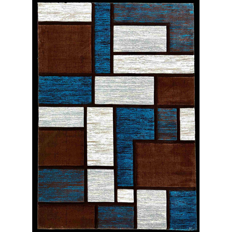 Mccampbell Abstract Indoor Rug, Rectangle 2'7" x 4'