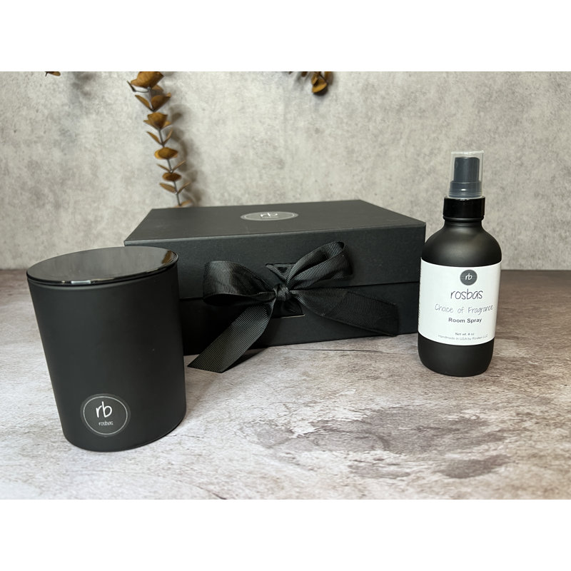 Ensemble d'ambiance et bougie, Vanille