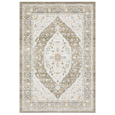 Tapis brun / bleu Tonye
