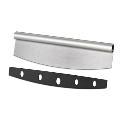 Pizza Cutter Rocker Knife Blade With Cover