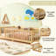 Lit double pour enfant avec garde-corps et porte de sécurité, grain de bois naturel-1674542056-1669648371