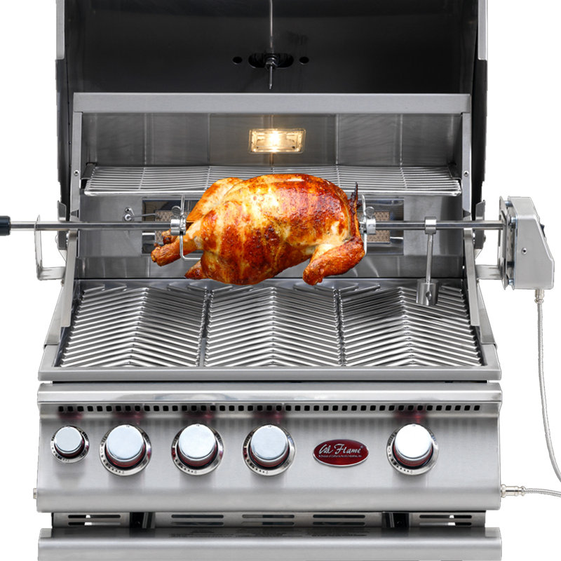 Stainless Steel Non-Stick Rotisserie