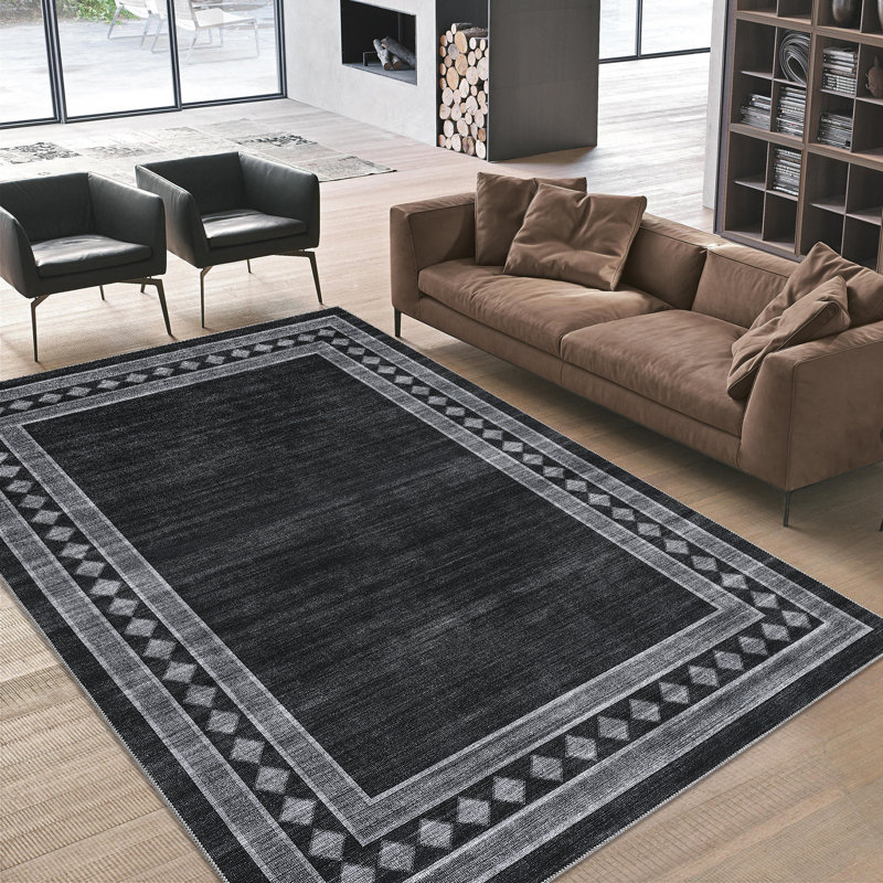 Tapis Trei avec envers antidérapant, Rectangle 8 pi x 10 pi