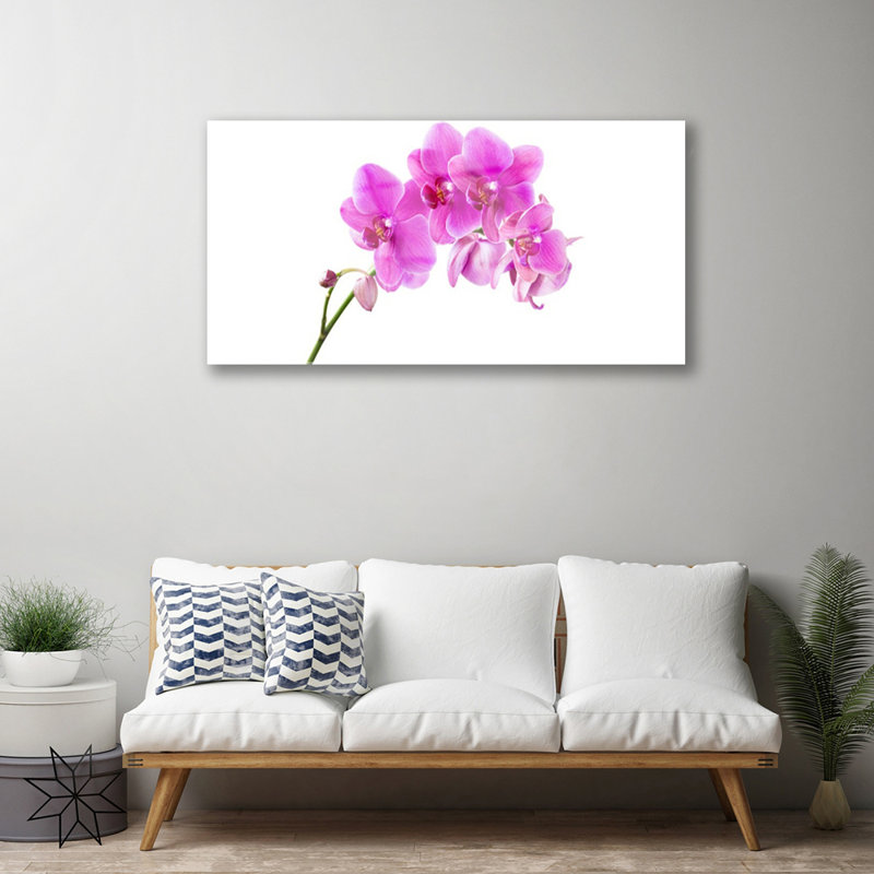 Flowers - No Frame Print on Glass