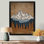 «White and Brown Morocco Berber Mountains - Mountains Wall Art, White Landscape», reproduction d'art sur toile