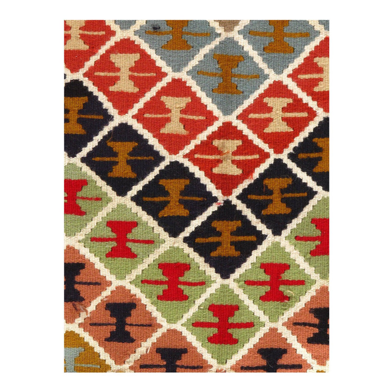 Chevron Area Rug in Beige