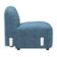 Fauteuil Cleo bleu
