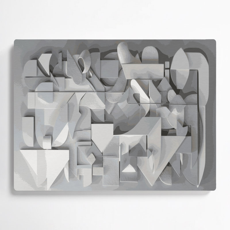 Minimalisme 9, art mural en métal vert, H 20 po x l 24 po