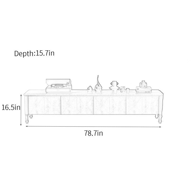 Classic style TV cabinet