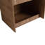 Meuble-lavabo mural 36 po avec lavabo en céramique blanche, tablettes de rangement, 1 porte à fermeture en douceur, emballage Kd, contreplaqué, design contemporain, compartiments multiples faciles à nettoyer, charnières dissimulées-32805504