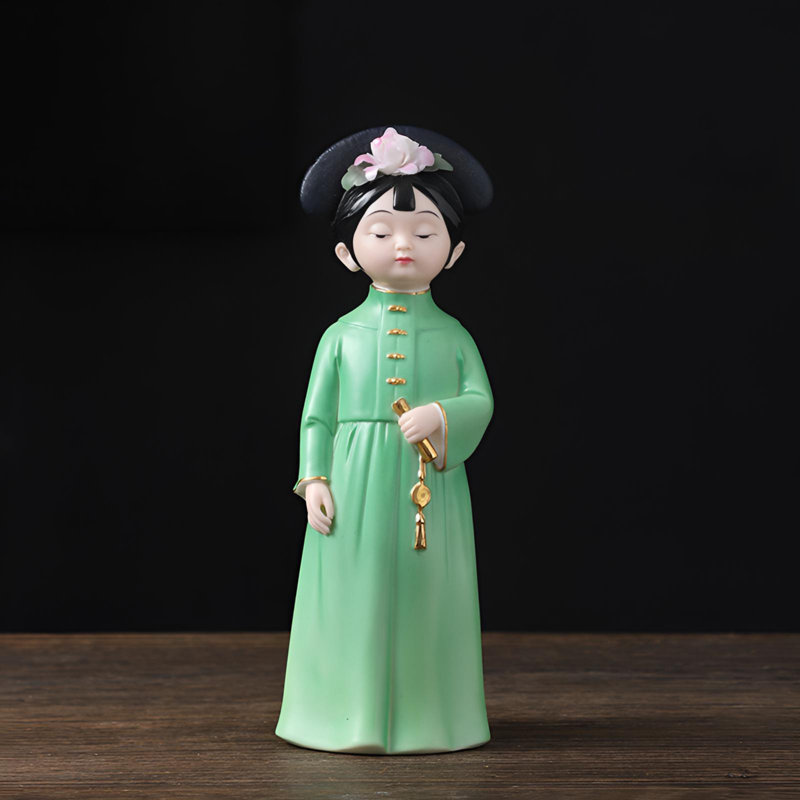 Ornement en céramique de style chinois - une touche d'élégance antique