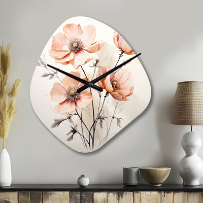 Horloge murale asymétrique moderne Derico