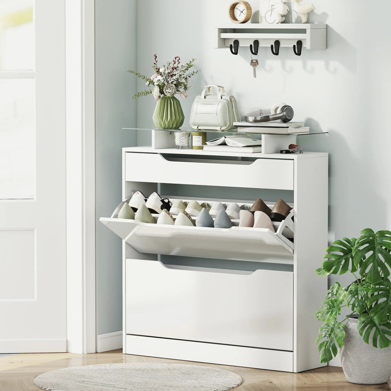 10 Pair Shoe Storage Cabinet