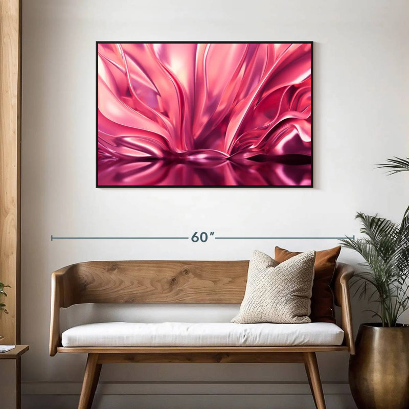 Avery Blush Pink Abstract, 29" H x 43" W