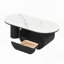 Table basse ovale de luxe, table basse 47,24 po avec tiroir de rangement Luxury-129021361