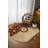 Minasa Collection Digital Print Cotton-Polyester Beige Burgundy Oriental Rug-2046771212