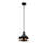 Adjustable Height Metal Body Dome Single Pendant