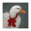 Impression sur toile tendue «Hinth Goose Red Xmas Bow»-27485547