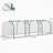 10' X 3' X 2.5' Mini Greenhouse, Portable Tunnel Green House With Roll-Up Zippered Doors, UV Waterproof Cover