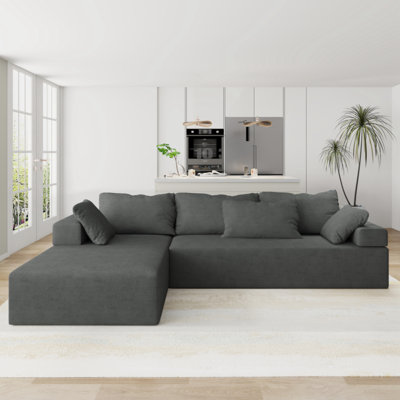 Modern Upholstered Sectional Sofa Couch Set,Modular 108"" L Shaped Sectional Living Room Sofa Set With 6 Pillows,Free Combination Sofa Couch For Living -  Corrigan StudioÂ®, DD0F22F0D76F420899FF71304639E434