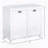 Laundry Hamper Cabinet with Anti-Toppling Security Design