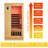 1 to 2 Person Wooden Dry Steam Sauna, 6 Heating Plates, Infrared Physical Therapy, Low EMF, Dual Controllers, Home Spa Relaxation