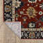 Tapis rouille / bleu Caia-615650308