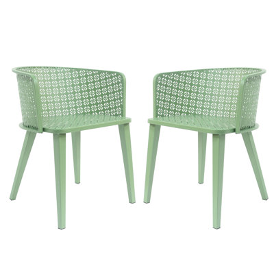 Chaise de salle à manger d'extérieur pour 2 personnes, structure en fer, 21,73 de largeur, 21,02 de profondeur, rouille, pour conversation sur le patio et la cour, l x P 27,64 po, assemblage requis