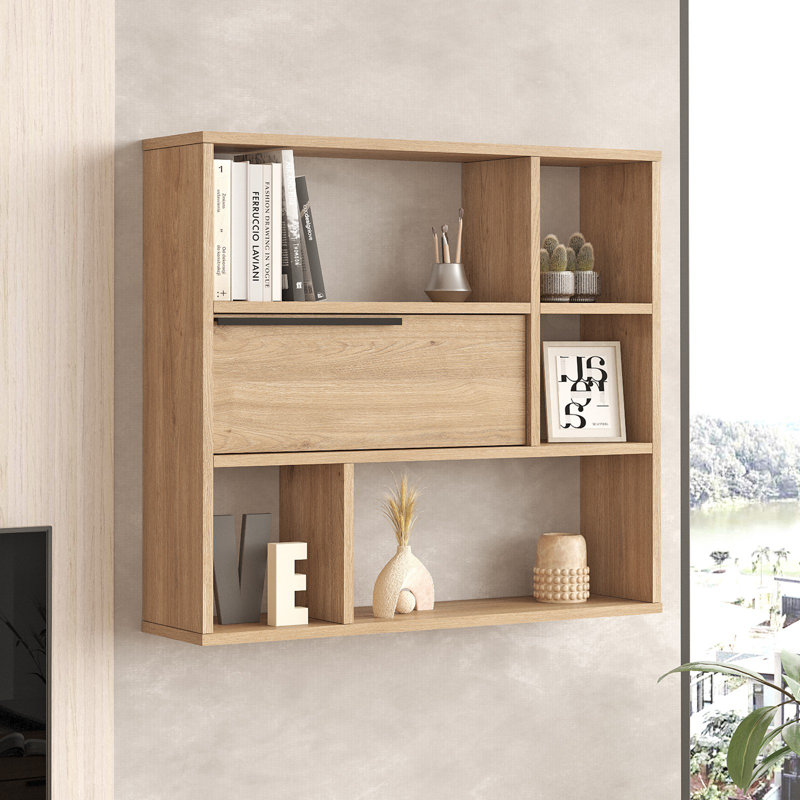 Locelso Floating Shelf, Brown