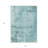 3' X 5' Blue And Ivory Abstract Washable Indoor Outdoor Area Rug