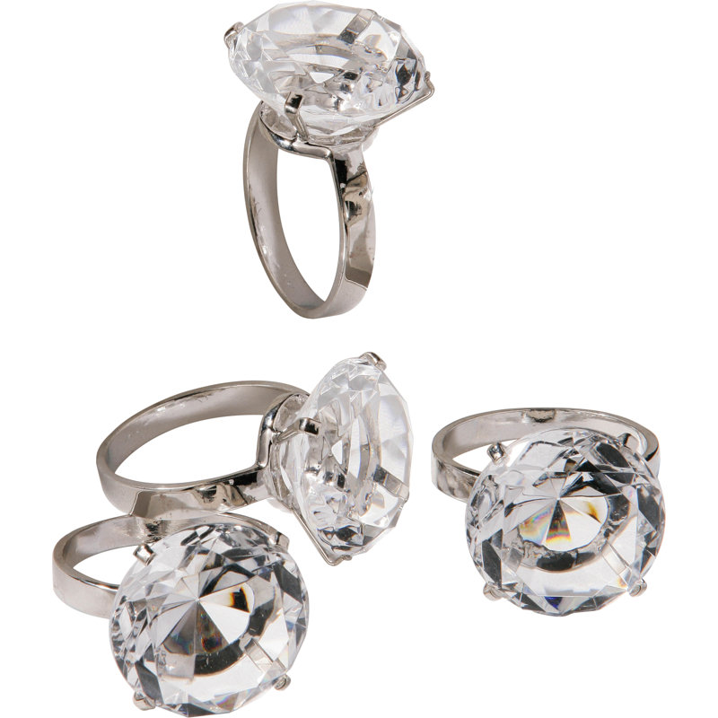 Metal Napkin Ring, Clear
