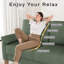180cm corduroy 2-seater sofa with solid wood frame, spring seat cushion and two throw pillows-1006477761