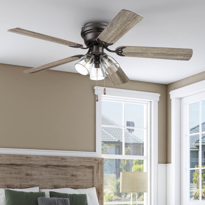 Briteny 52'' Ceiling Fan with Light Kit, Espresso Bronze
