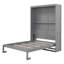 Lit escamotable mural Murphy avec tablettes, cadre de lit-674560949