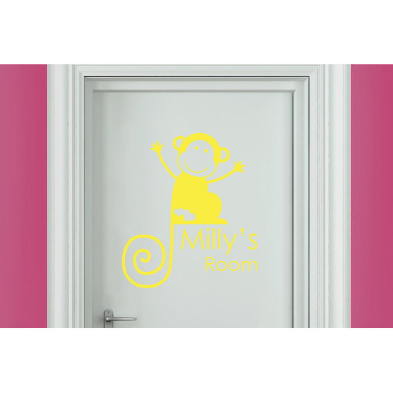 Animals Wall Decal, Bright Yellow