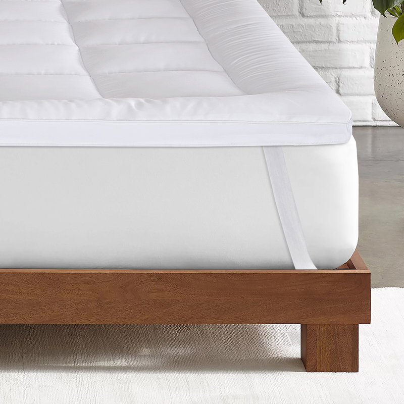 Surmatelas en polyester Sander Alwyn Home, Simple