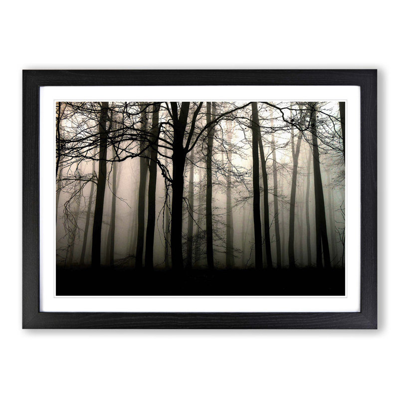 Single Picture Frame Print, Black