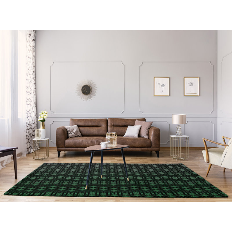 Chenille Geometric Indoor Rug, Rectangle 8' x 10'