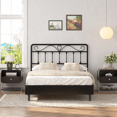 Open-Frame Steel Metal Headboard by Ophelia & Co.