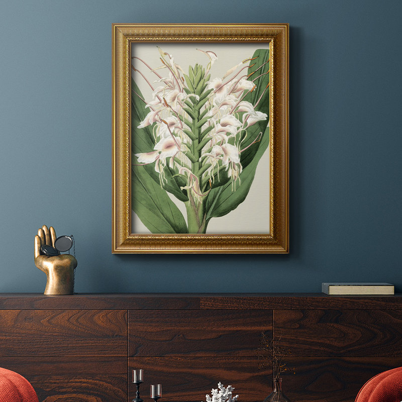 Orchidée Blooms IV, toile de qualité supérieure, prête à être accrochée, H 27 po x l 18 po x P 2,5 po