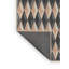 Tapis gris/orange tissé à la machine-463518118