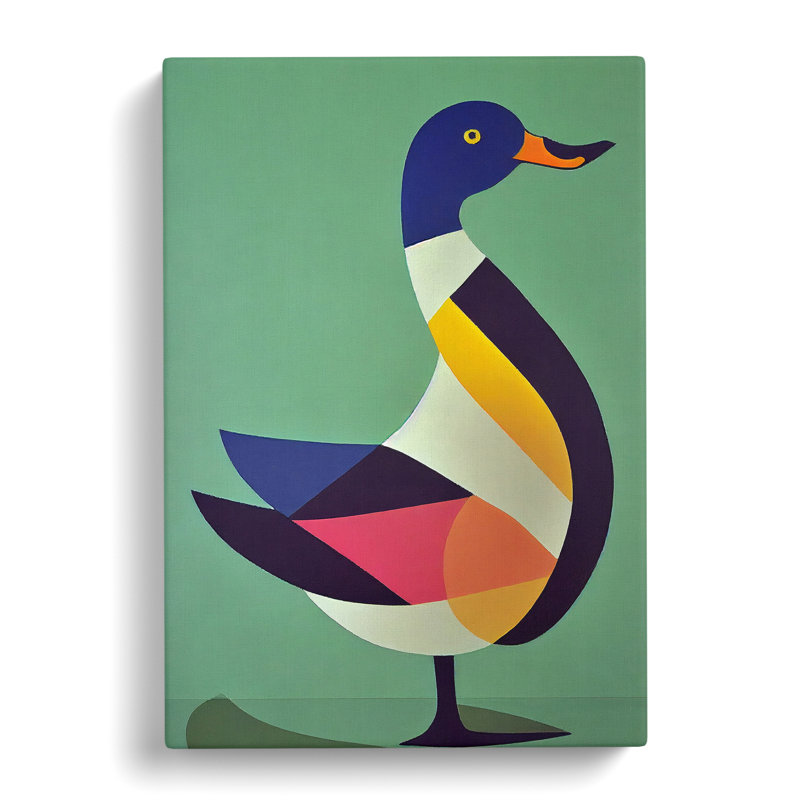 Abstract Duck Vol.6 - Wrapped Canvas, 50cm H x 35cm W x 3cm D