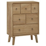 Commode d'appoint en bois massif Cevera