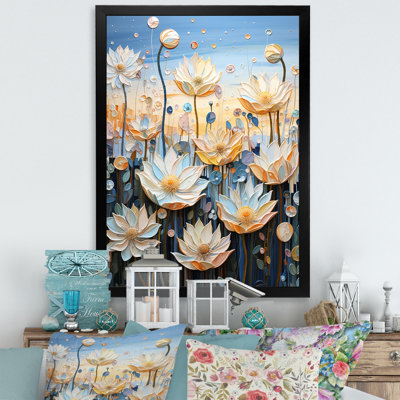 Pétales du lotus sacré IV sur toile