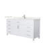Beckett 66" Freestanding Single Bathroom Vanity with Quartz Top-129519149-129519151-129519150