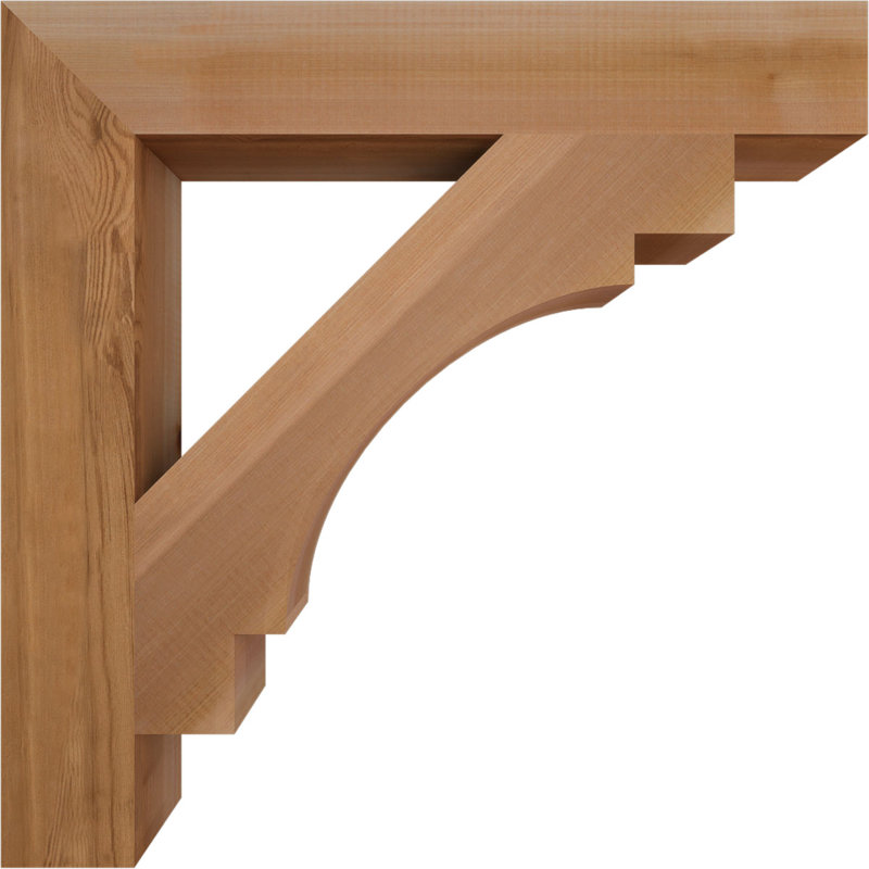 Support Merced Block, H 26 po x l 4 po x P 26 po, Cèdre rouge de l'Ouest (lisse)