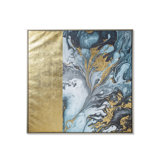 Emerald Marbling Print