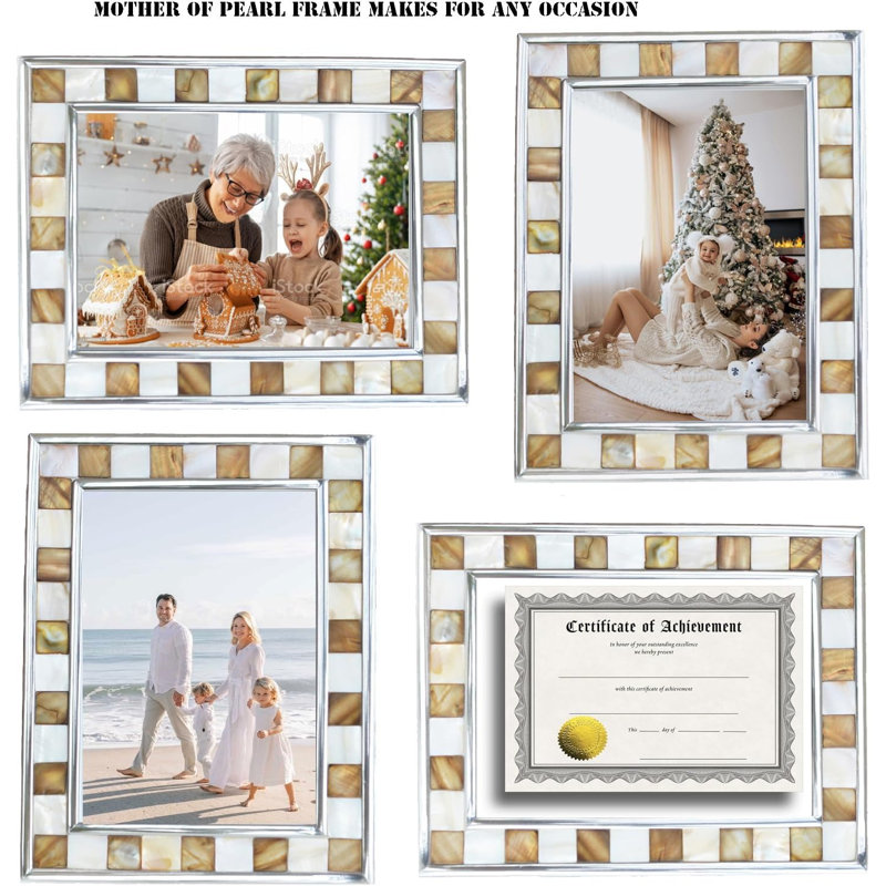 Cadre photo 8 x 10 brun