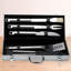 BergHOFF Essentials Cubo 6Pc 18/10 Stainless Steel BBQ Grilling Tool Set with Metal Case